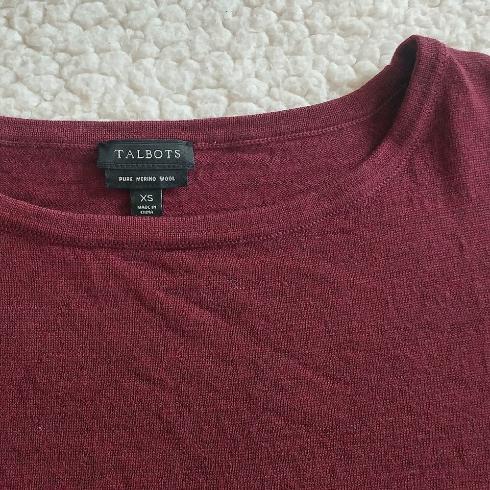 Talbots Merino Wool Top - Picture 2 of 5